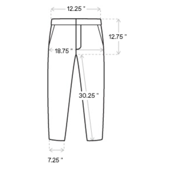 Ganni Contrast Stitch Straight Trousers - Picture 8 of 8